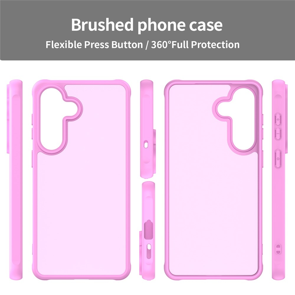 Gél tok kemény hátlappal Samsung Galaxy S26 készülékhez - világos lila