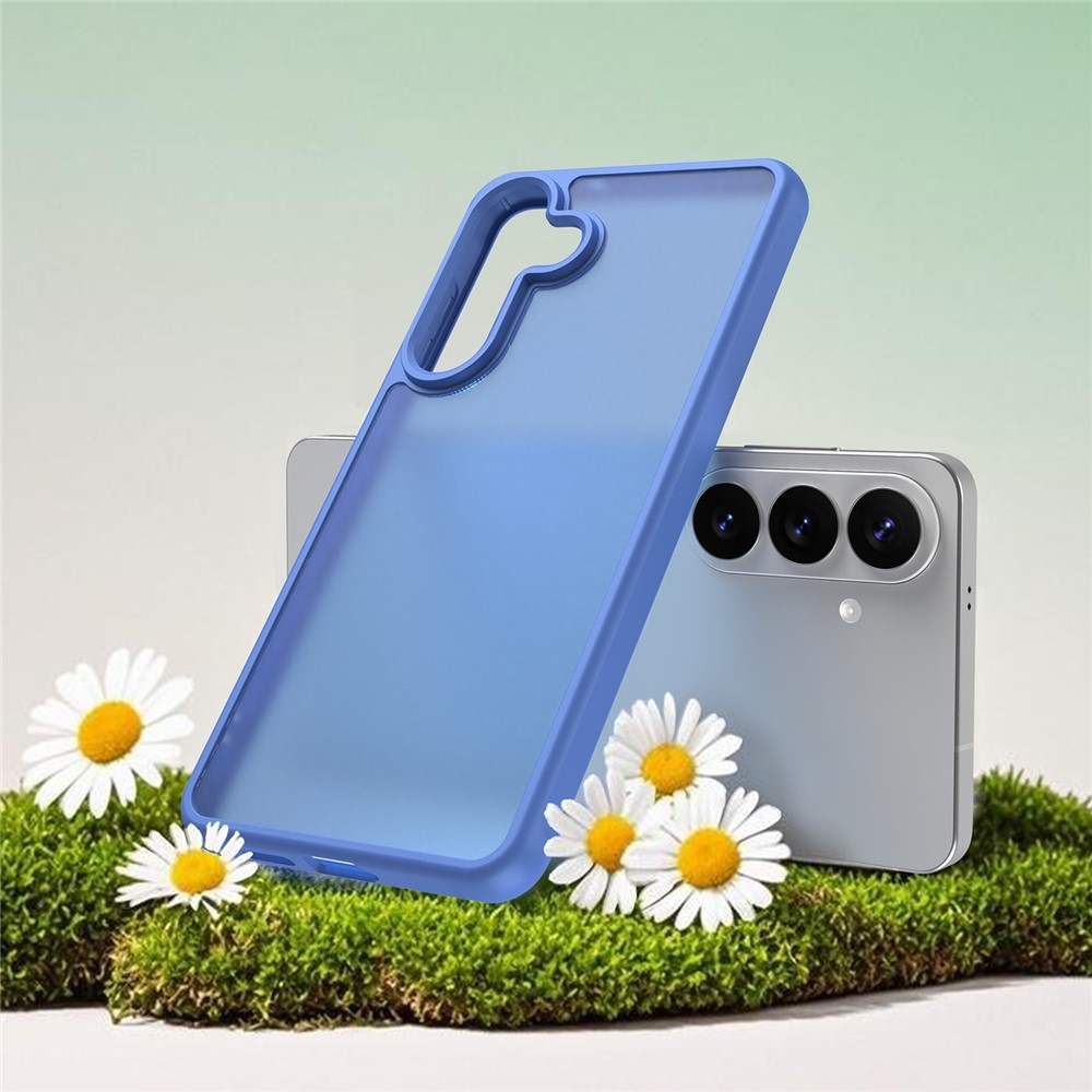 Gél tok kemény hátlappal Samsung Galaxy S26 készülékhez - világoskék