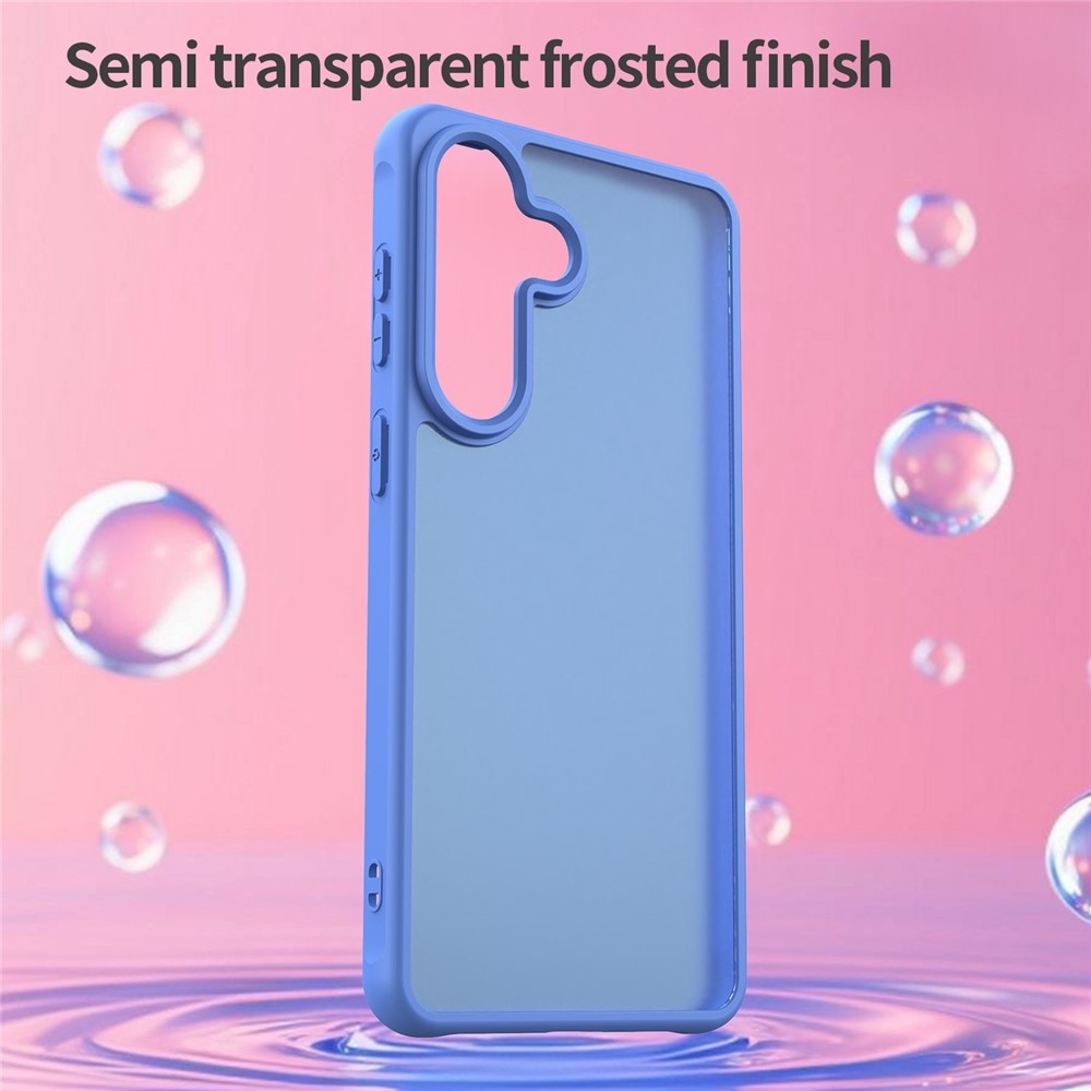 Gél tok kemény hátlappal Samsung Galaxy S26 készülékhez - világoskék