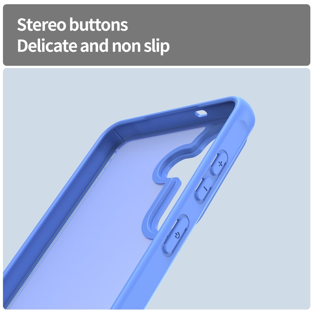 Gél tok kemény hátlappal Samsung Galaxy S26 készülékhez - világoskék
