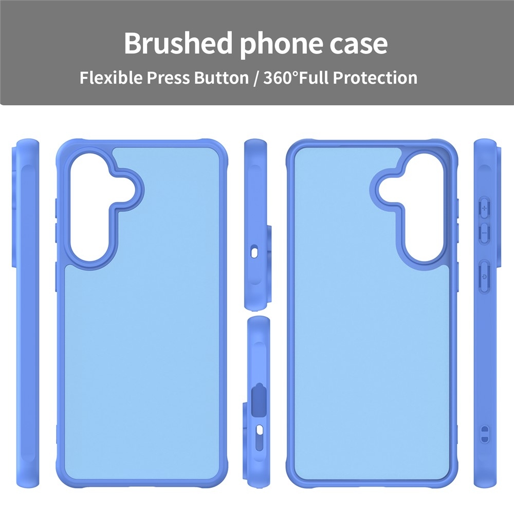 Gél tok kemény hátlappal Samsung Galaxy S26 készülékhez - világoskék