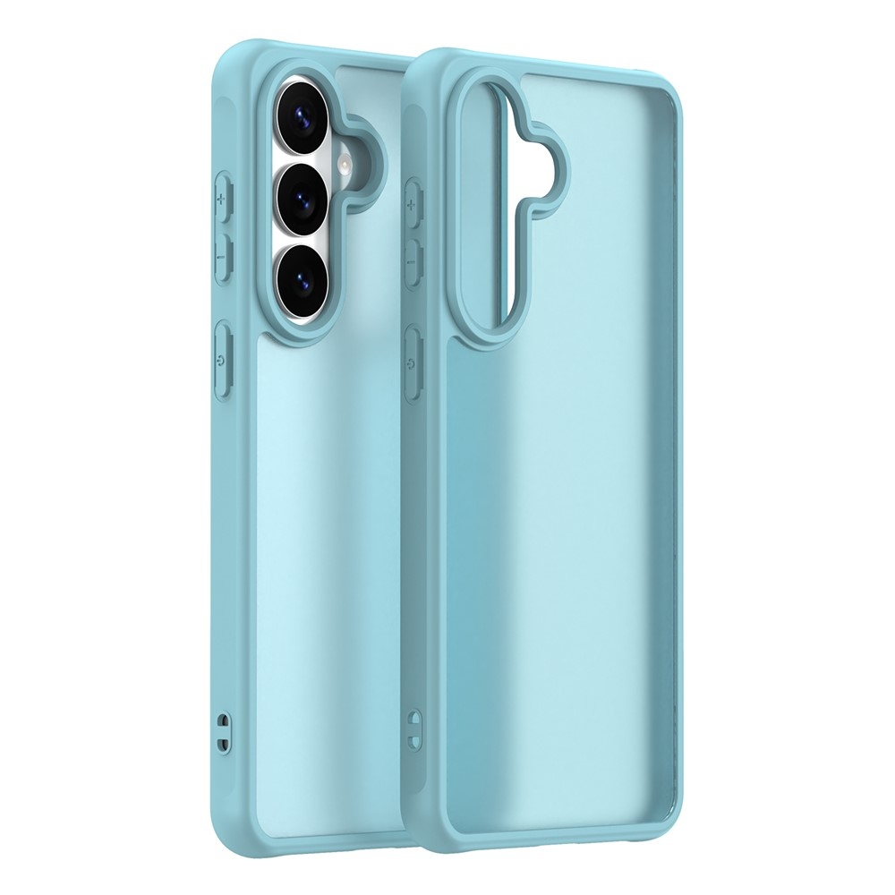 Gél tok kemény hátlappal Samsung Galaxy S26 készülékhez - világoszöld