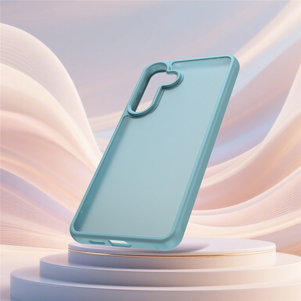 Gél tok kemény hátlappal Samsung Galaxy S26 készülékhez - világoszöld