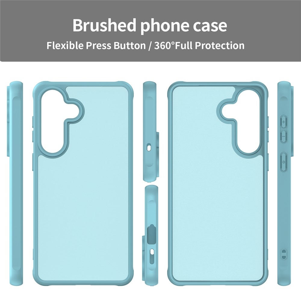 Gél tok kemény hátlappal Samsung Galaxy S26 készülékhez - világoszöld