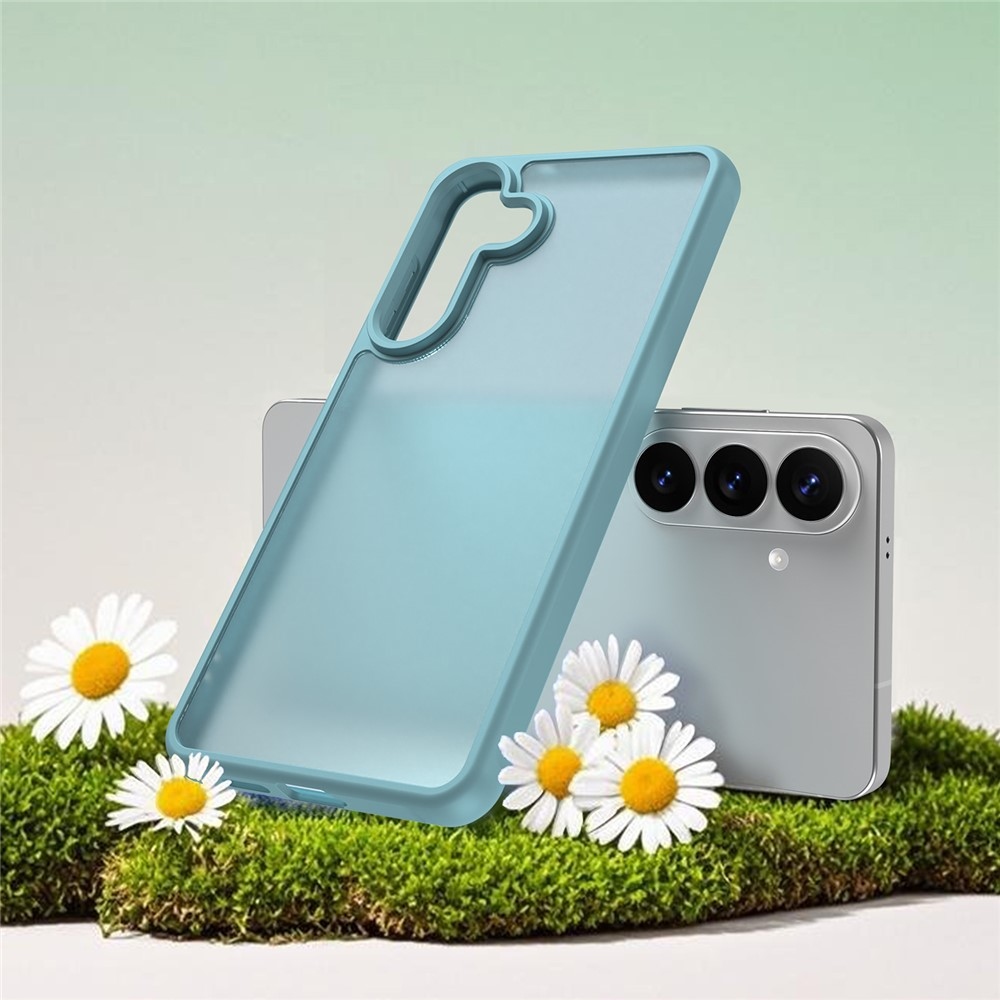 Gél tok kemény hátlappal Samsung Galaxy S26 készülékhez - világoszöld