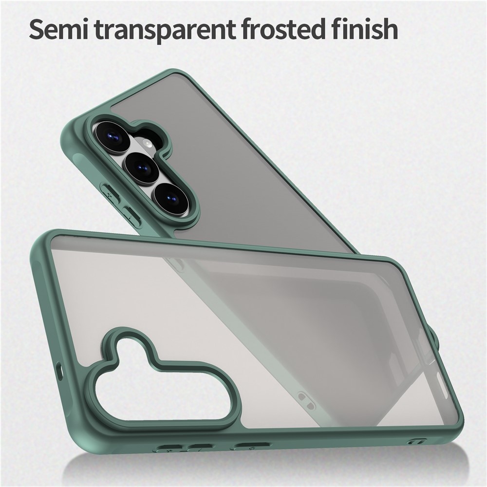 Gél tok kemény hátlappal Samsung Galaxy S26 készülékhez - zöld