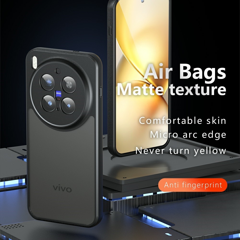 Proof géltok kemény hátlappal Vivo X300 Pro 5G telefonhoz - fekete