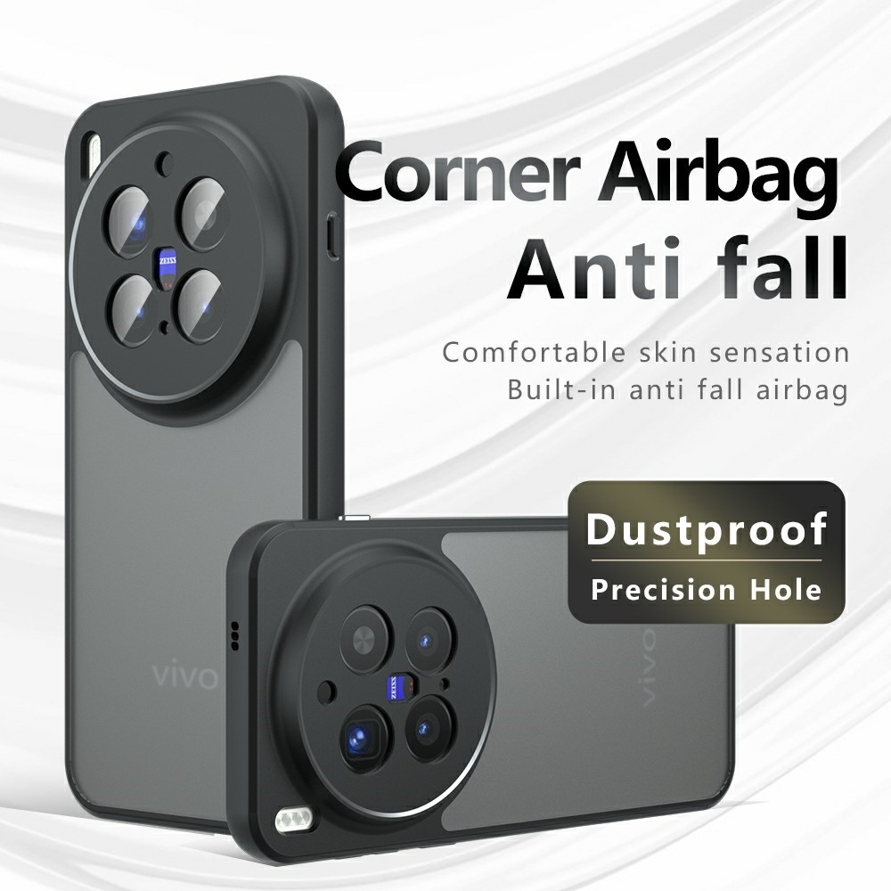 Proof géltok kemény hátlappal Vivo X300 Pro 5G telefonhoz - fekete