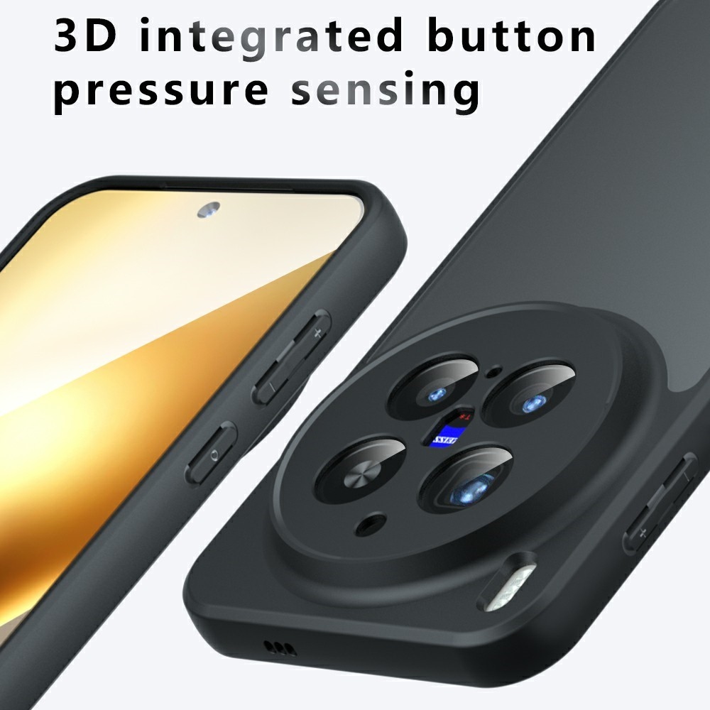 Proof géltok kemény hátlappal Vivo X300 Pro 5G telefonhoz - fekete