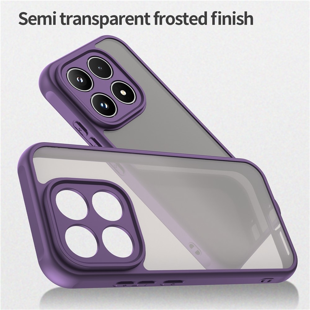 Gél tok fix hátlappal a Xiaomi 17-hez - lila