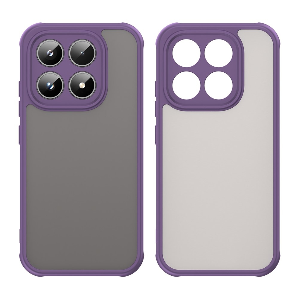 Gél tok fix hátlappal a Xiaomi 17-hez - lila