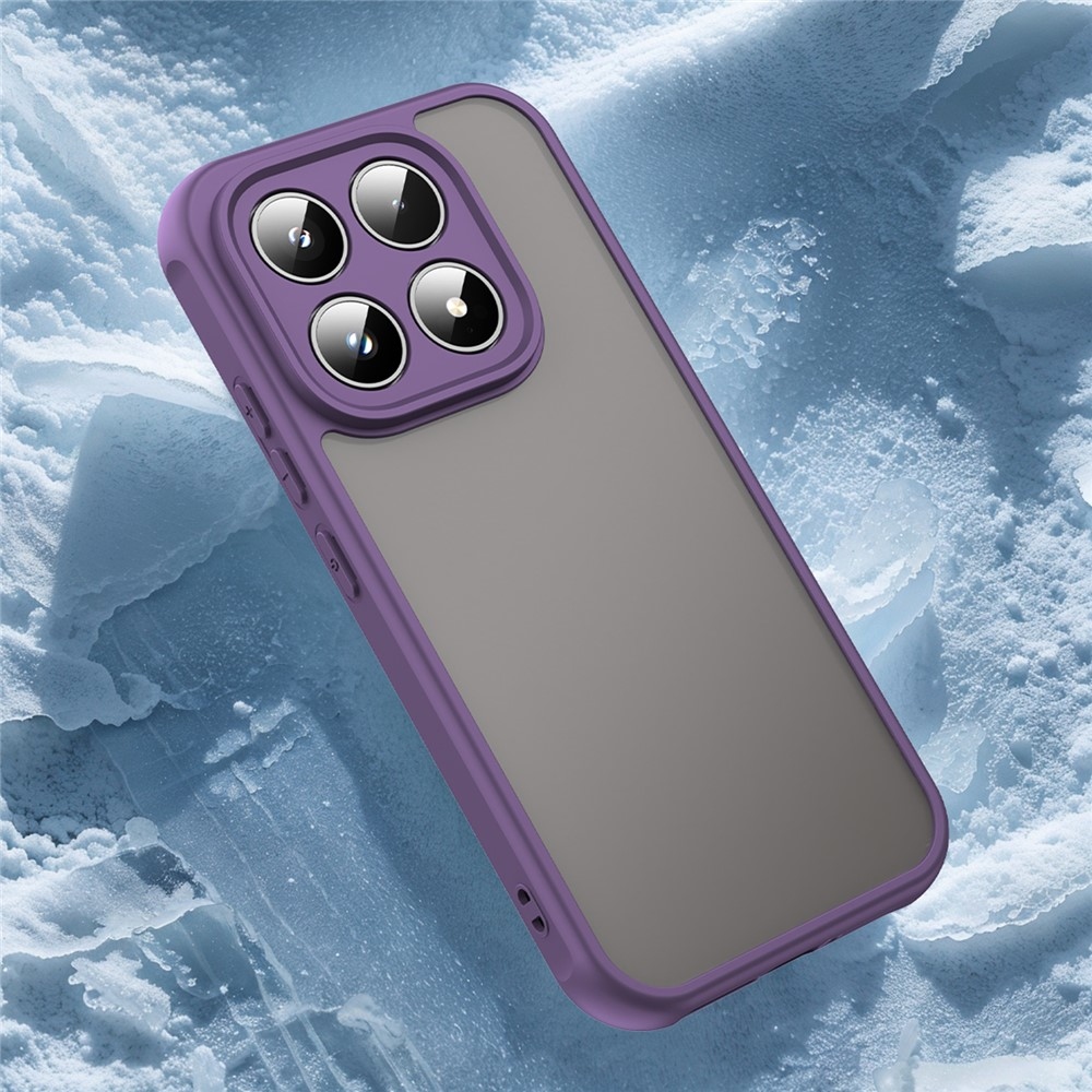 Gél tok fix hátlappal a Xiaomi 17-hez - lila