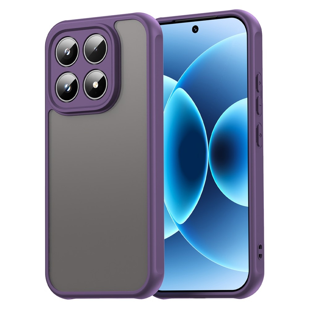 Gél tok fix hátlappal a Xiaomi 17-hez - lila