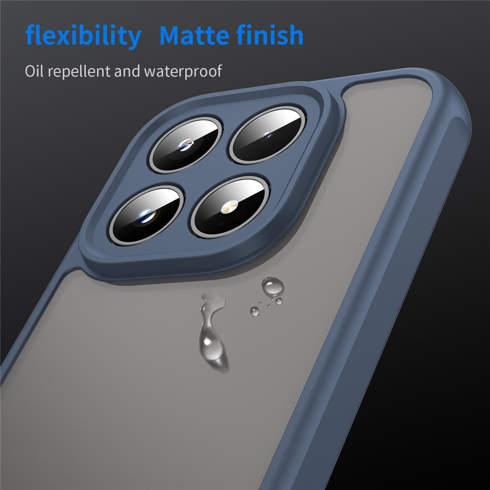 Gél tok fix hátlappal a Xiaomi 17-hez - kék