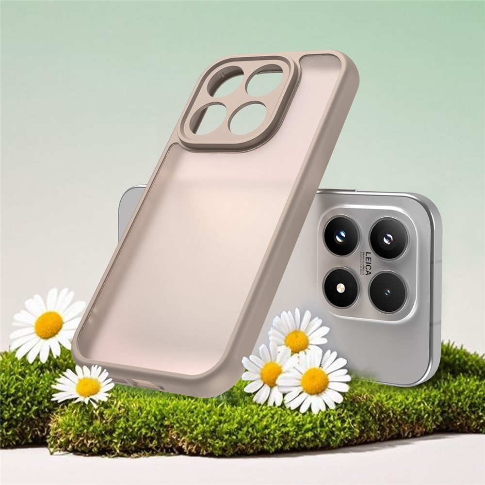 Gél tok fix hátlappal Xiaomi 17 - narancssárga színben