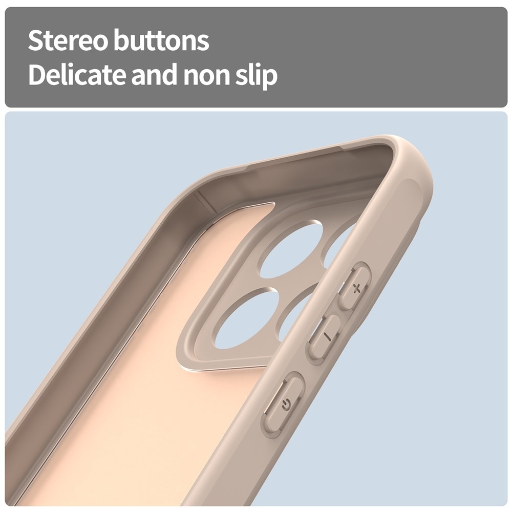 Gél tok fix hátlappal Xiaomi 17 - narancssárga színben