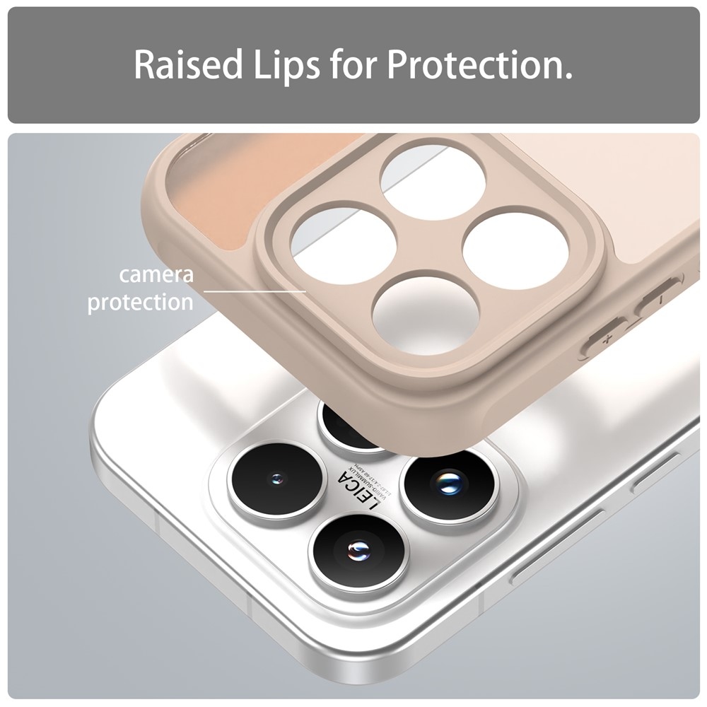 Gél tok fix hátlappal Xiaomi 17 - narancssárga színben