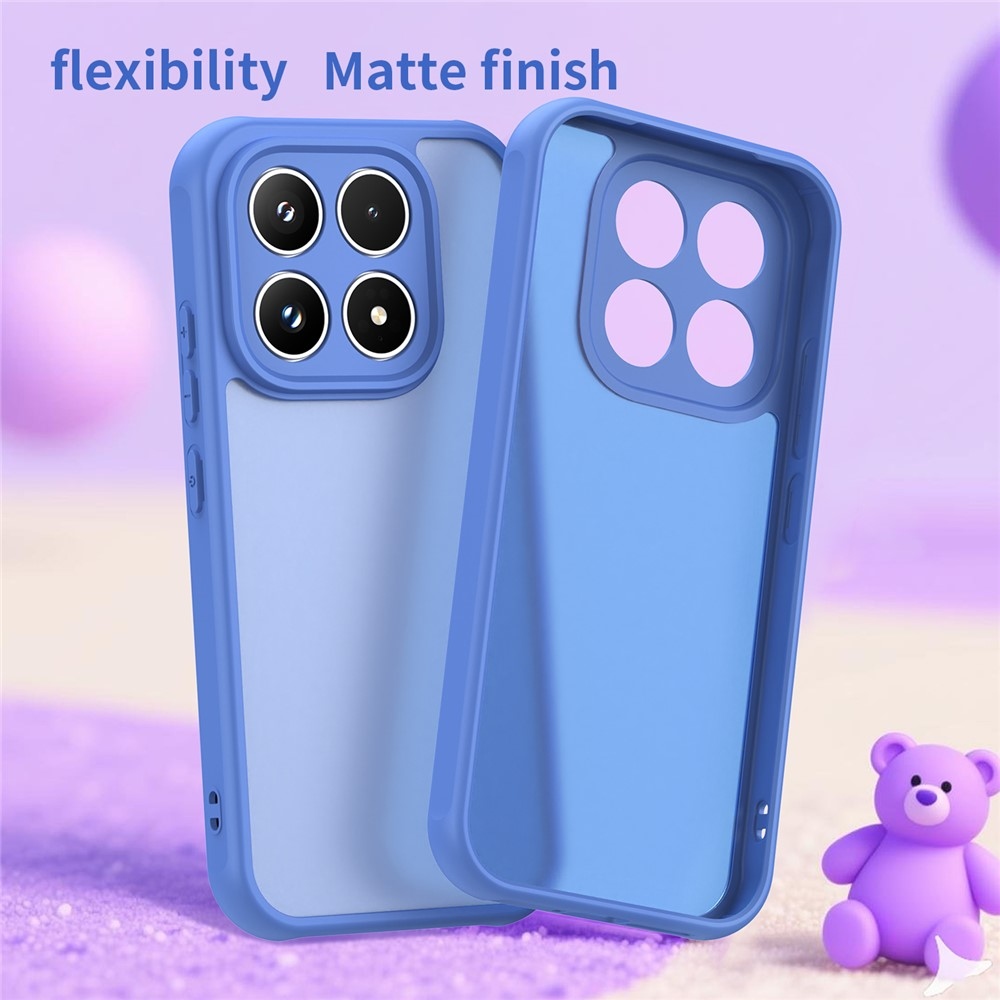 Gél tok fix hátlappal a Xiaomi 17-hez - világoskék színben