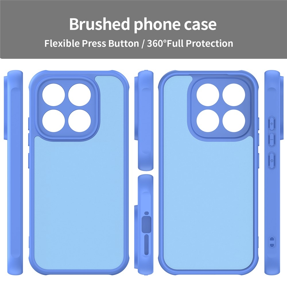 Gél tok fix hátlappal a Xiaomi 17-hez - világoskék színben