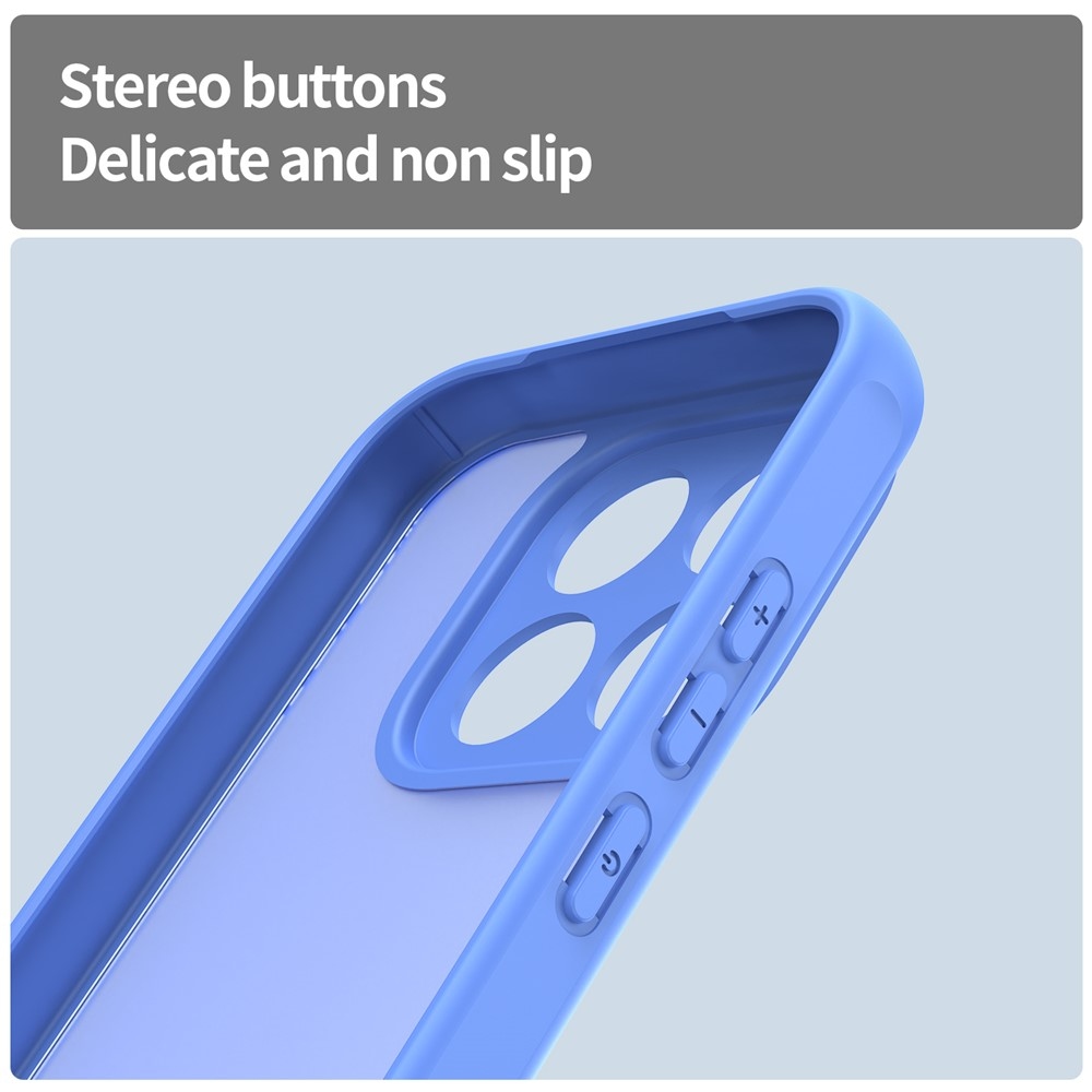 Gél tok fix hátlappal a Xiaomi 17-hez - világoskék színben