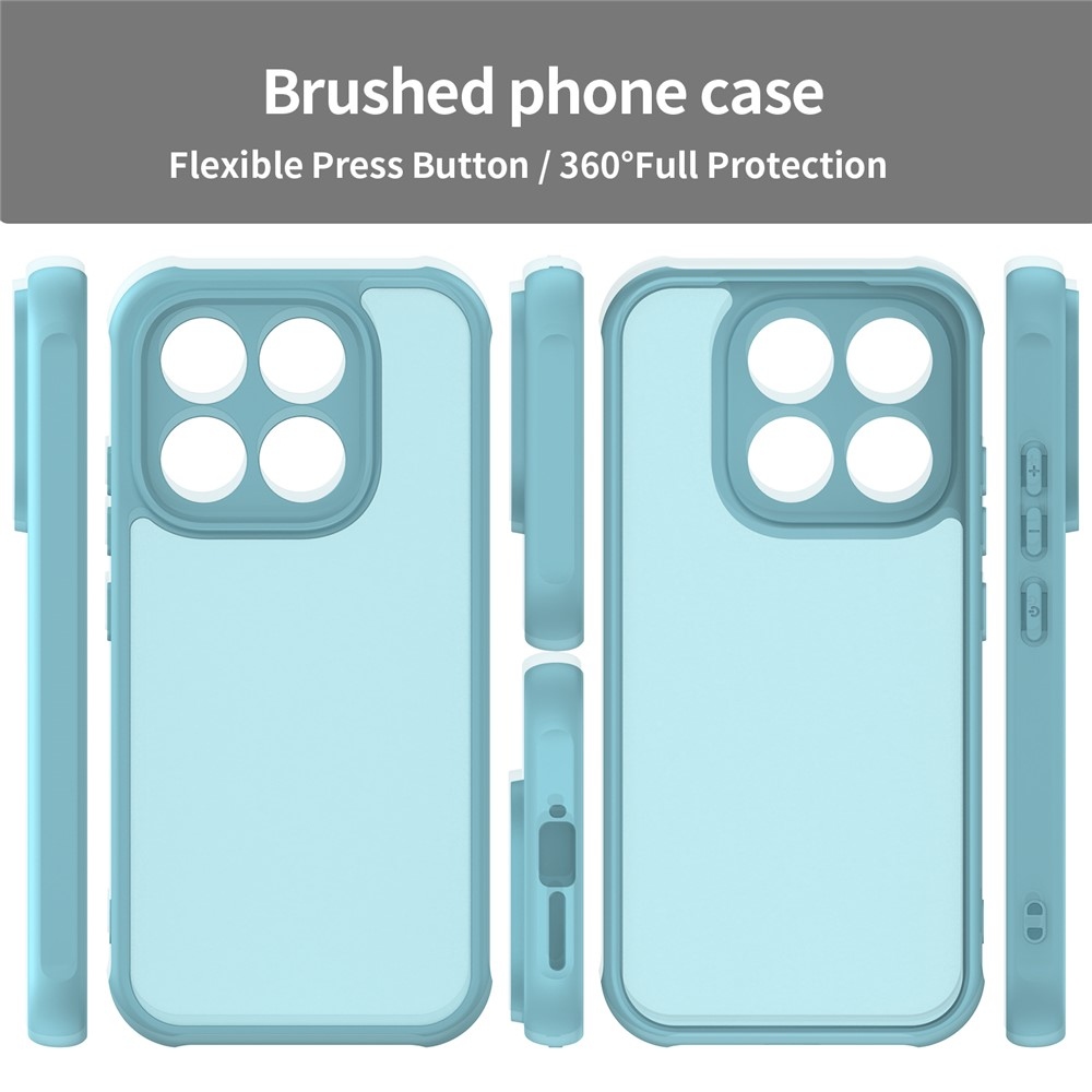 Gél tok fix hátlappal a Xiaomi 17-hez - világoszöld