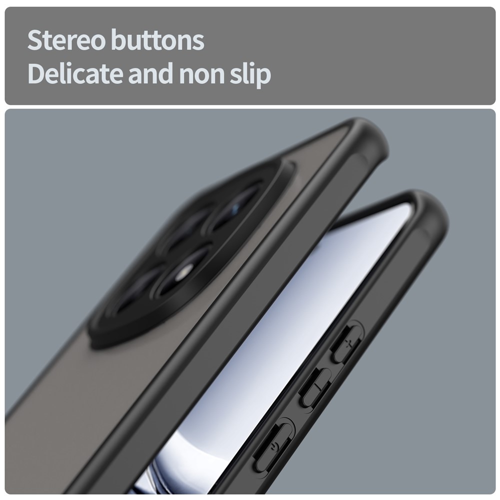 Gél tok kemény hátlappal a Xiaomi Poco M8 5G/Redmi Note 15 5G/Note 15 4G számára - fekete