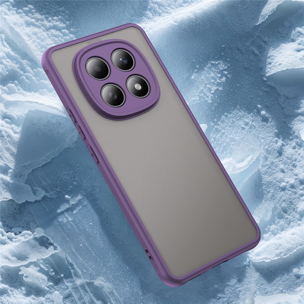 Gél tok kemény hátlappal a Xiaomi Poco M8 5G/Redmi Note 15 5G/Note 15 4G számára - lila