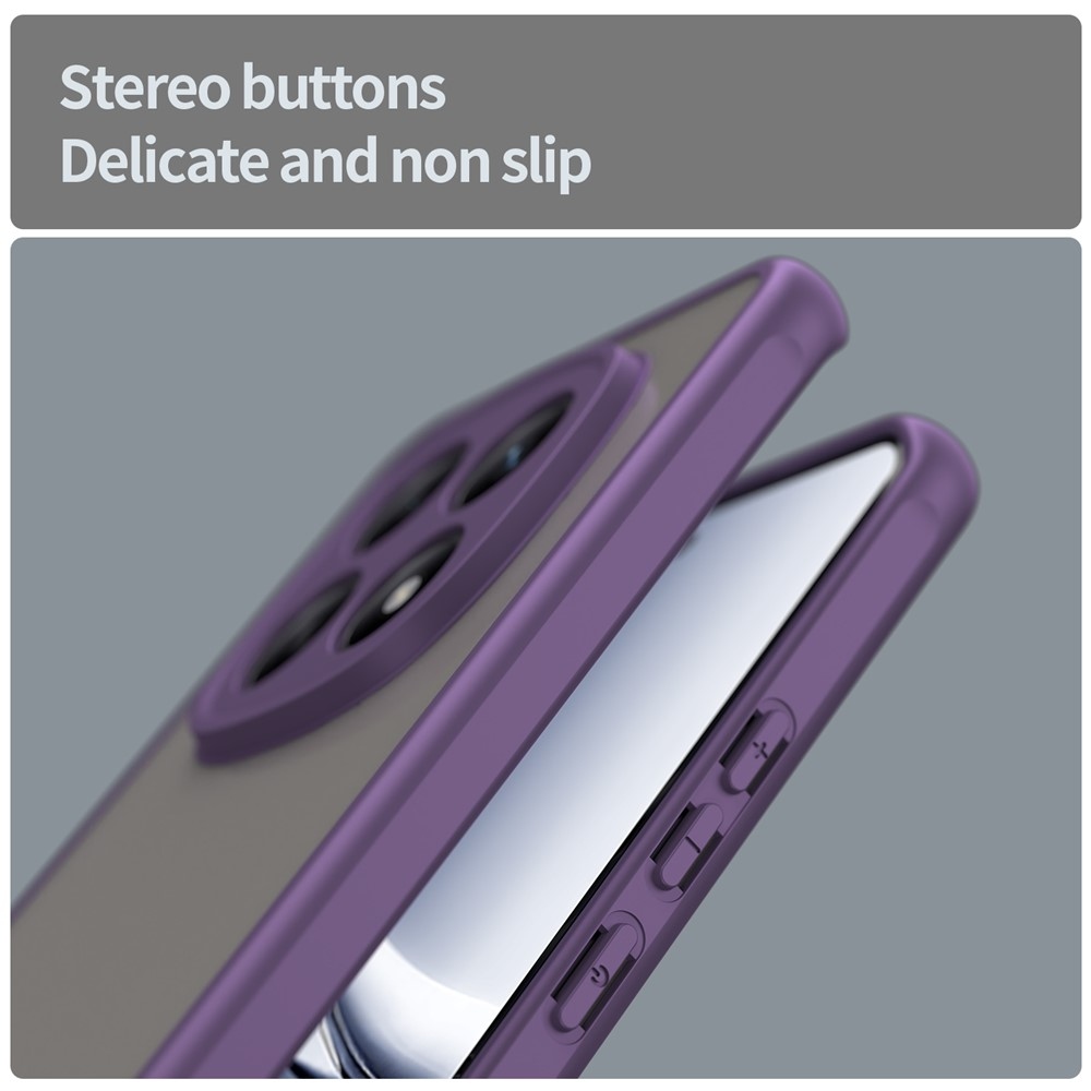 Gél tok kemény hátlappal a Xiaomi Poco M8 5G/Redmi Note 15 5G/Note 15 4G számára - lila