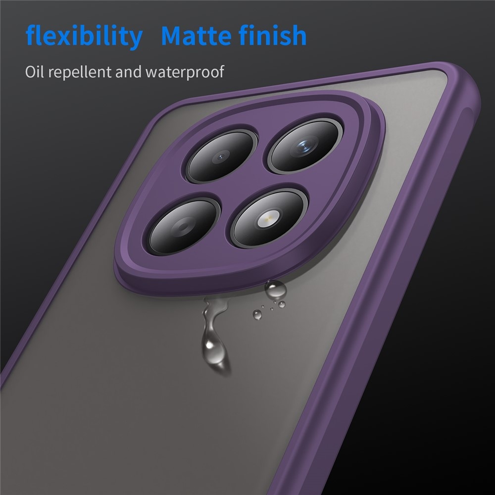 Gél tok kemény hátlappal a Xiaomi Poco M8 5G/Redmi Note 15 5G/Note 15 4G számára - lila