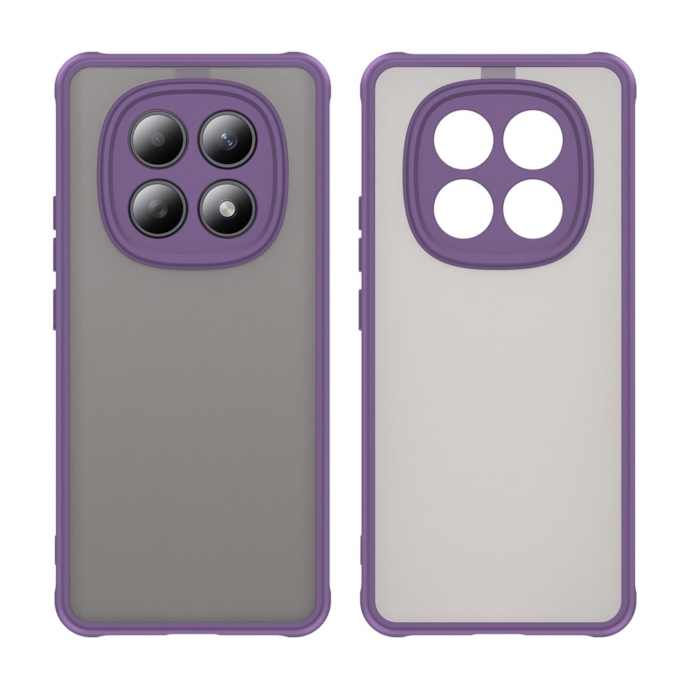 Gél tok kemény hátlappal a Xiaomi Poco M8 5G/Redmi Note 15 5G/Note 15 4G számára - lila