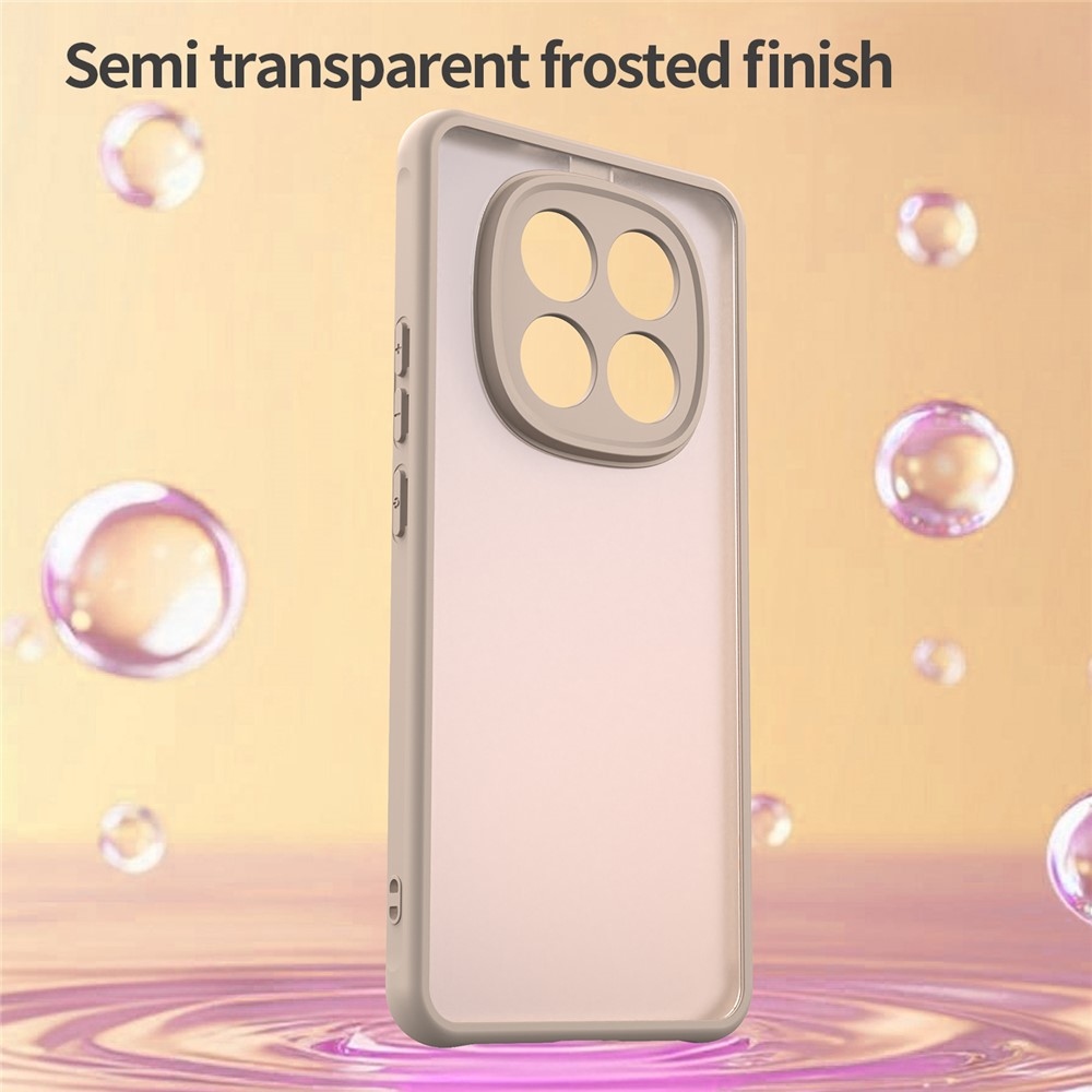 Gél tok kemény hátlappal Xiaomi Poco M8 5G/Redmi Note 15 5G/Note 15 4G - narancssárga