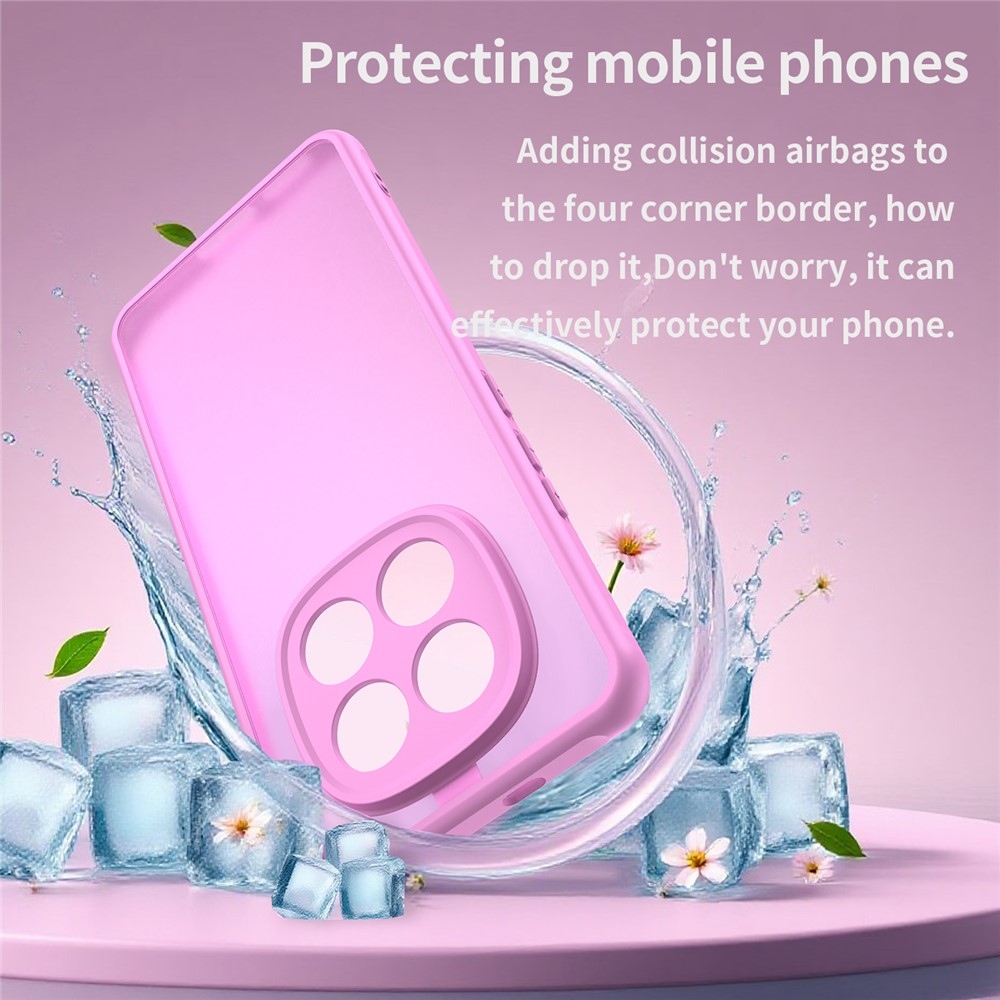 Gél tok kemény hátlappal Xiaomi Poco M8 5G/Redmi Note 15 5G/Note 15 4G - világos lila