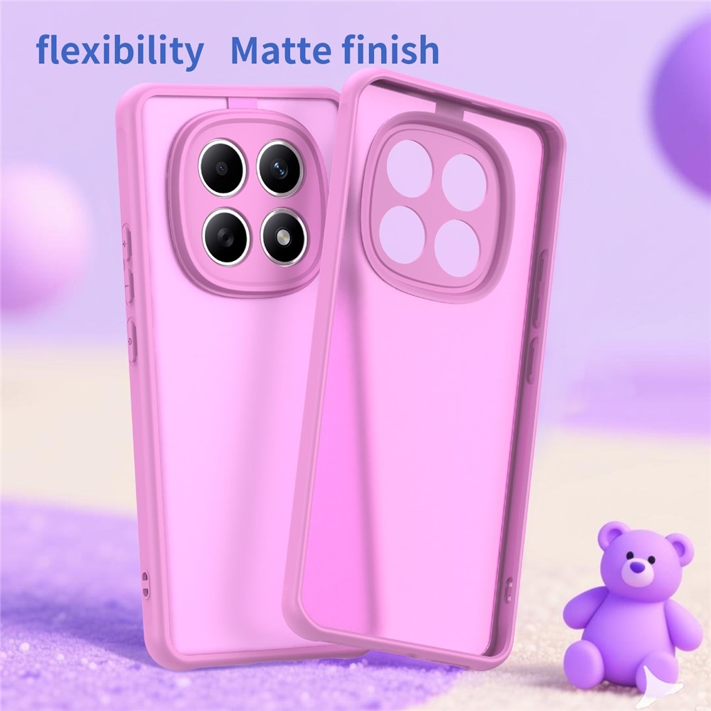 Gél tok kemény hátlappal Xiaomi Poco M8 5G/Redmi Note 15 5G/Note 15 4G - világos lila