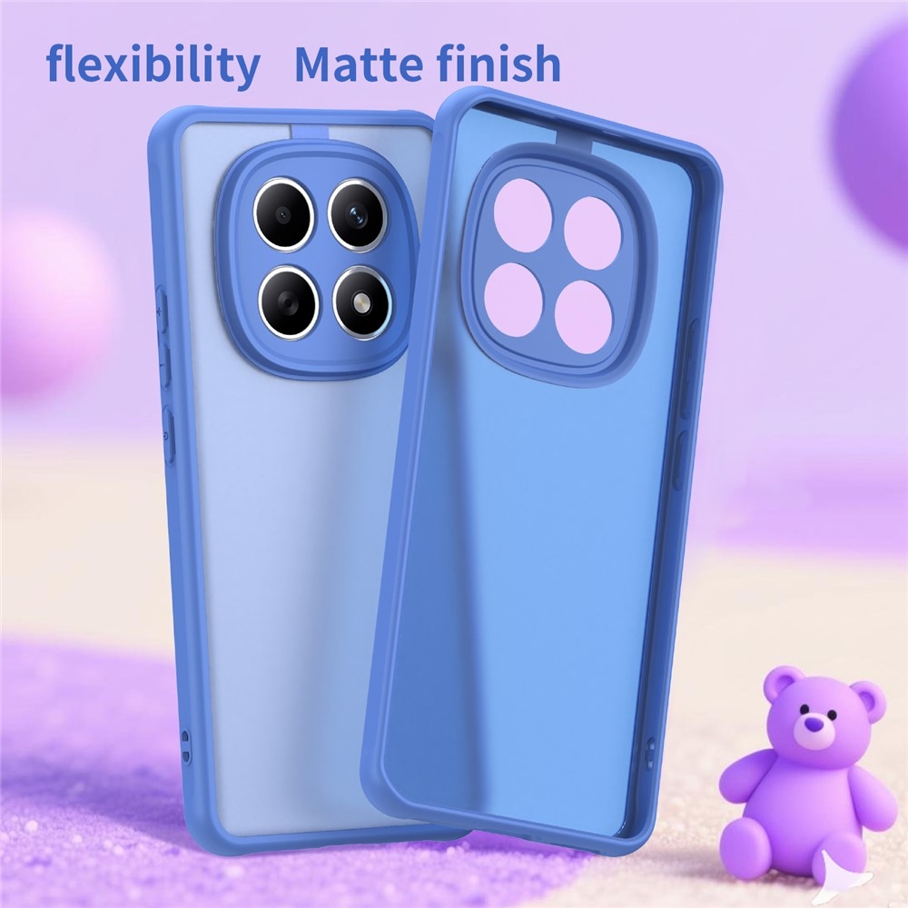 Gél tok kemény hátlappal a Xiaomi Poco M8 5G/Redmi Note 15 5G/Note 15 4G számára - világoskék színben