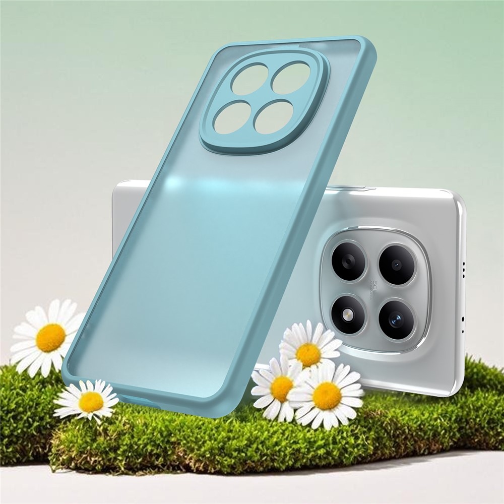 Gél tok kemény hátlappal Xiaomi Poco M8 5G/Redmi Note 15 5G/Note 15 4G - világoszöld