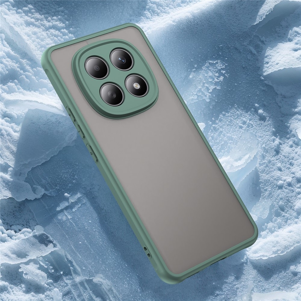 Gél tok kemény hátlappal a Xiaomi Poco M8 5G/Redmi Note 15 5G/Note 15 4G számára - zöld