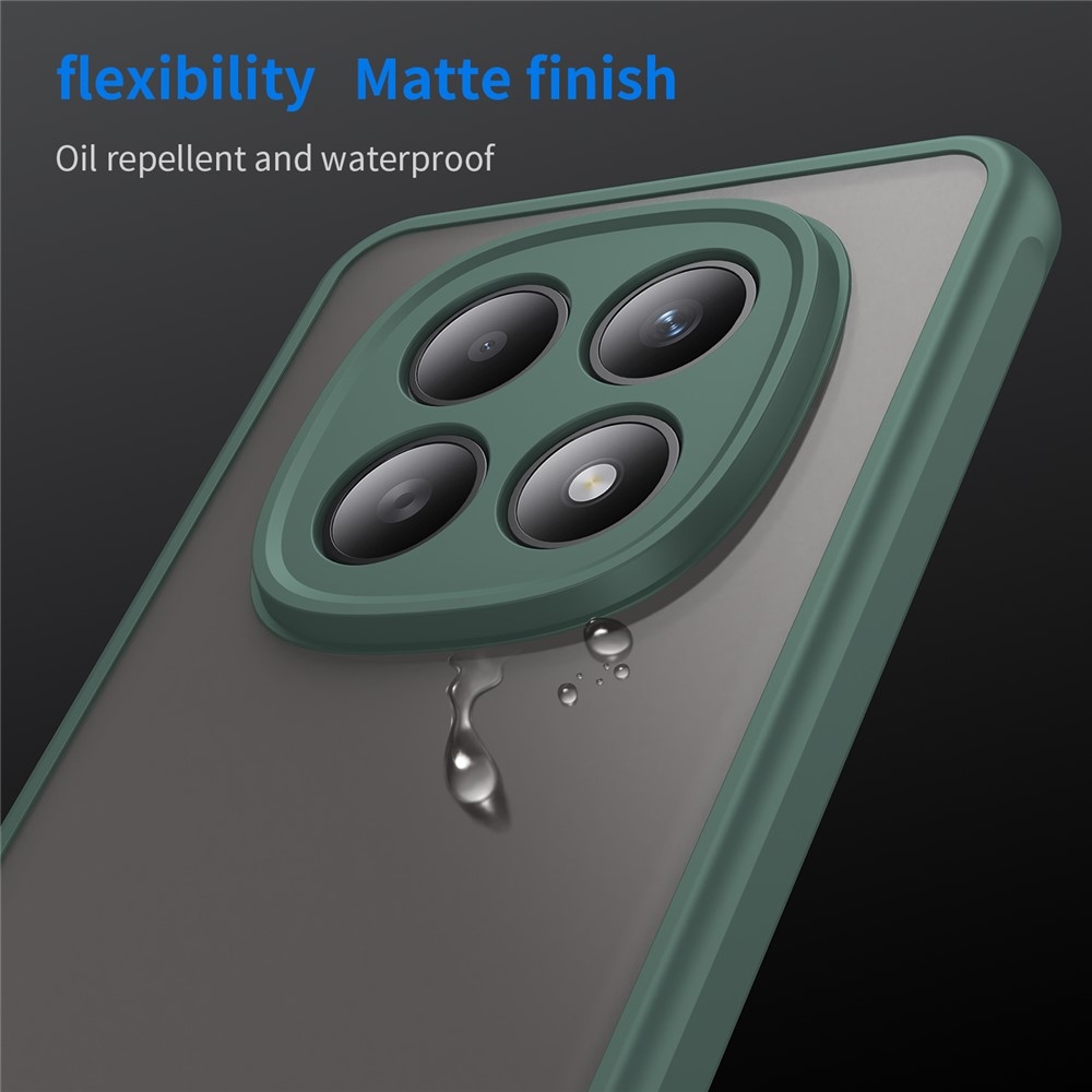 Gél tok kemény hátlappal a Xiaomi Poco M8 5G/Redmi Note 15 5G/Note 15 4G számára - zöld