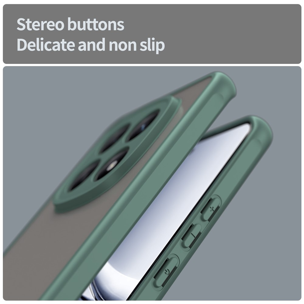 Gél tok kemény hátlappal a Xiaomi Poco M8 5G/Redmi Note 15 5G/Note 15 4G számára - zöld