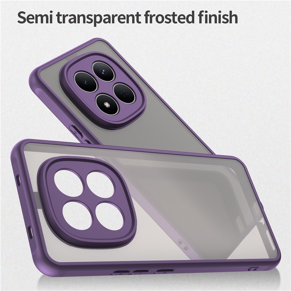 Gél tok kemény hátlappal Xiaomi Redmi Note 15 Pro 4G - lila