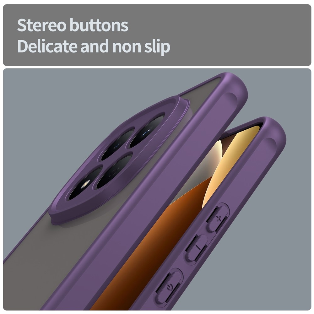 Gél tok kemény hátlappal Xiaomi Redmi Note 15 Pro 4G - lila