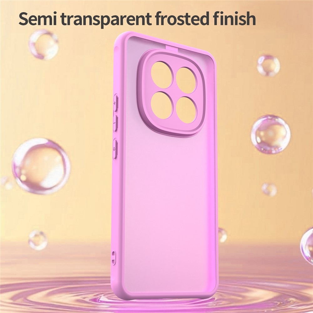 Gél tok kemény hátlappal Xiaomi Redmi Note 15 Pro 4G - világos lila