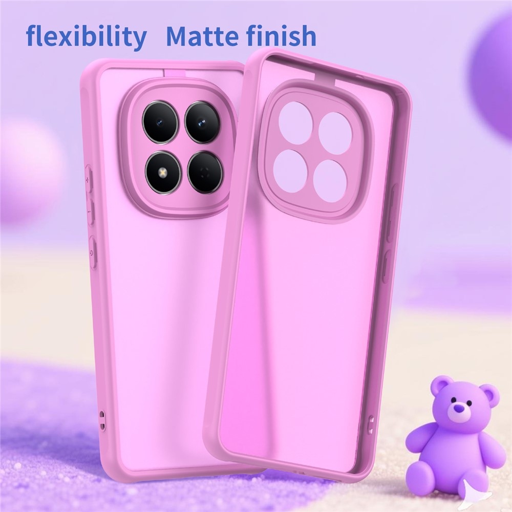 Gél tok kemény hátlappal Xiaomi Redmi Note 15 Pro 4G - világos lila