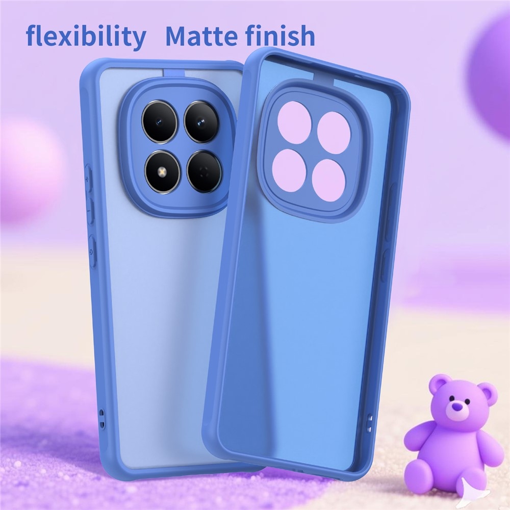 Gél tok kemény hátlappal Xiaomi Redmi Note 15 Pro 4G - világoskék színben