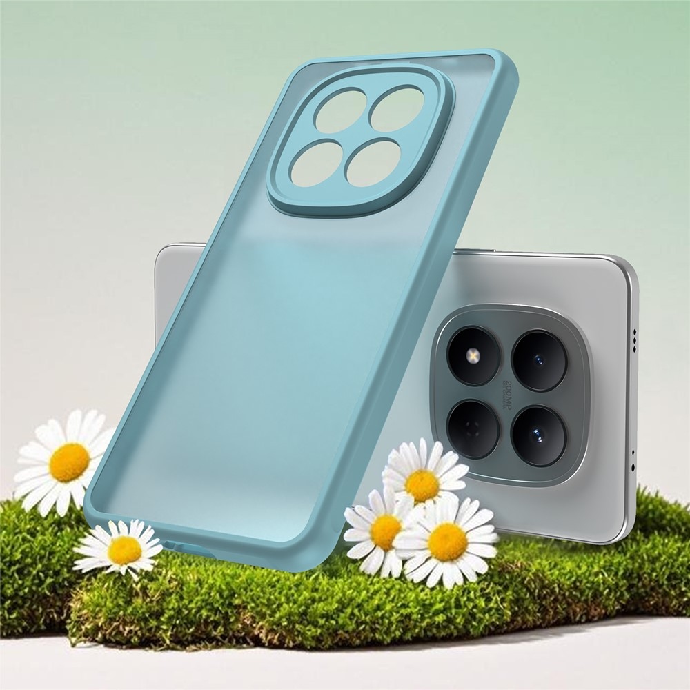 Gél tok kemény hátlappal a Xiaomi Redmi Note 15 Pro 4G-hez - világoszöld