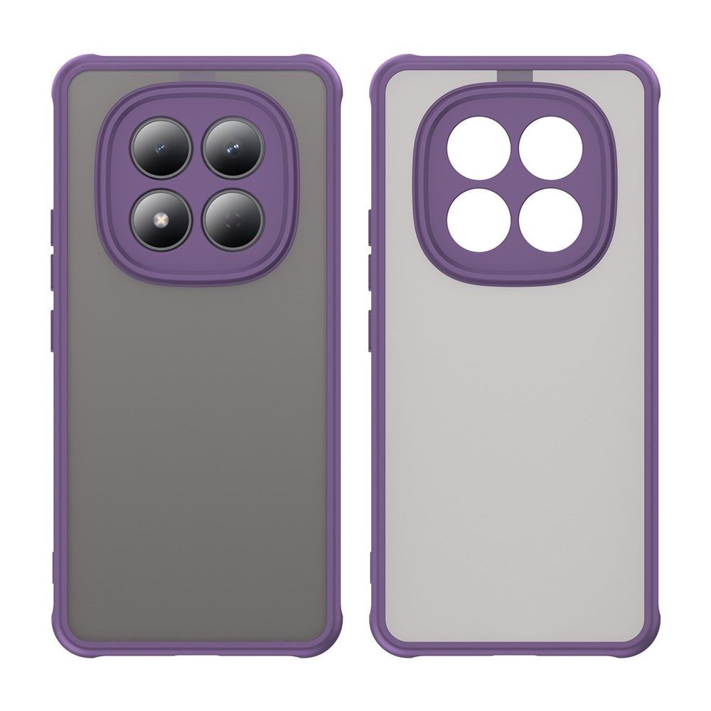 Gél tok kemény hátlappal a Xiaomi Redmi Note 15 Pro 5G-re - lila