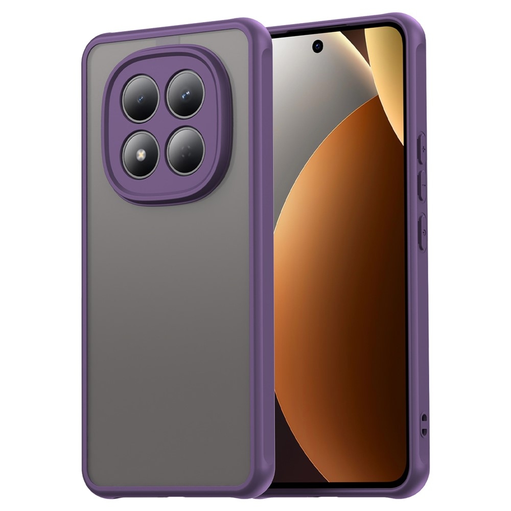 Gél tok kemény hátlappal a Xiaomi Redmi Note 15 Pro 5G-re - lila