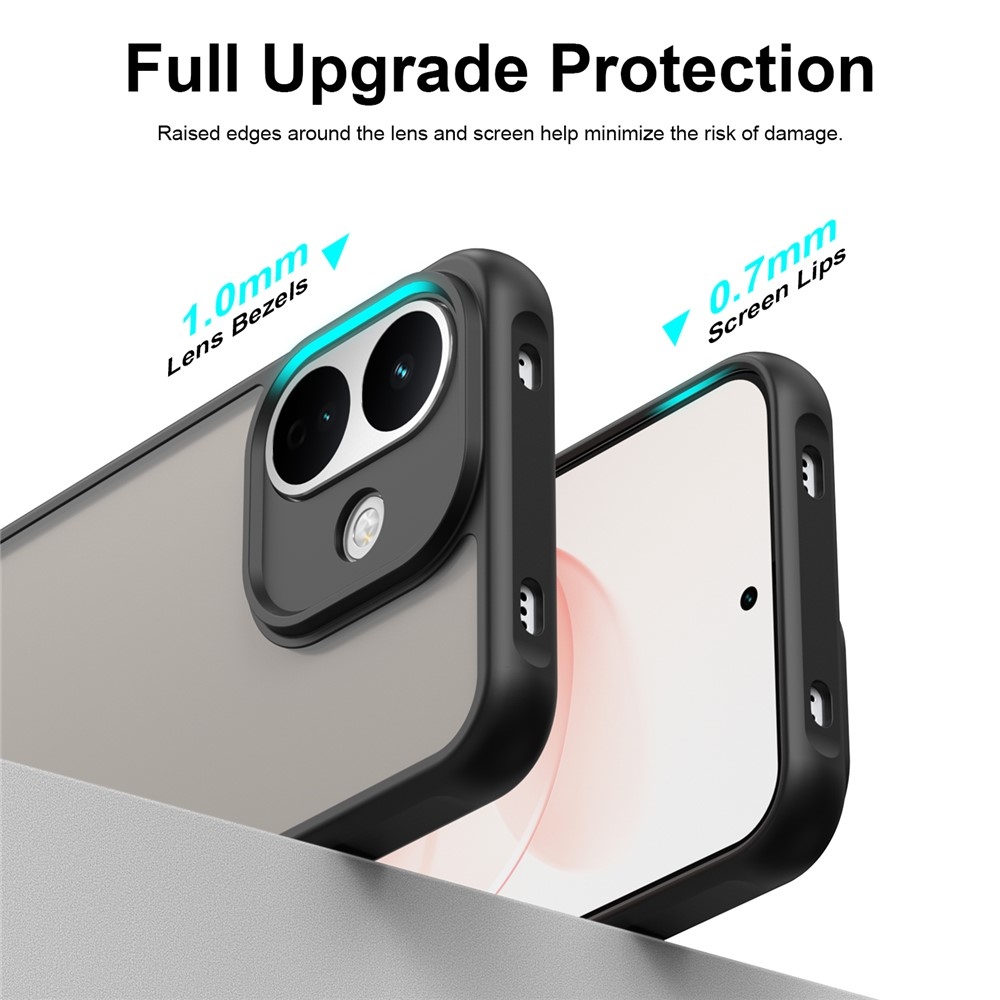 Proof gél tok merev háttámlával a Xiaomi Redmi Note 17 Pro 5G-hez – fekete