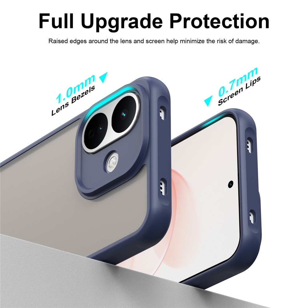 Proof gél tok merev hátlappal a Xiaomi Redmi Note 17 Pro 5G-hez – kék