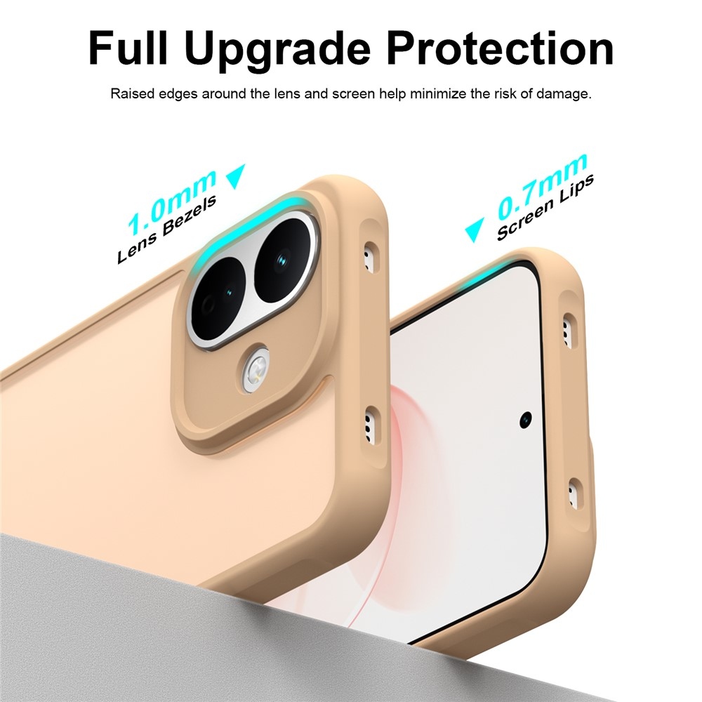 Proof gél tok merev hátlappal a Xiaomi Redmi Note 17 Pro 5G-hez – narancssárga