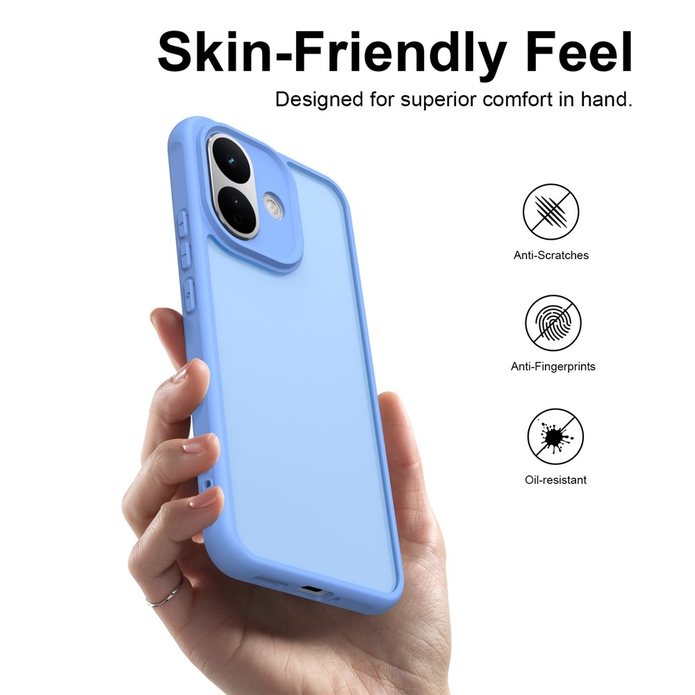 Proof gél tok merev háttámlával a Xiaomi Redmi Note 17 Pro 5G-hez – világoskék